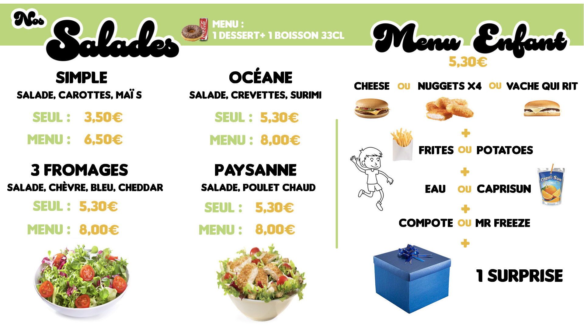 vous recherchez le meilleur restaurant à champs sur marne, Dameyo vous accueille tous les jours sur place ou à emporter avec des menus enfant délicieux..